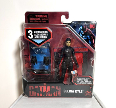 DC Batman Selina Kyle Figurine With 3 Accessories--The Batman Movie--Spin Master