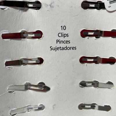 5) Vidal Sassoon Hair Clips Set of 10 Small Clips 1.5 display picture 1