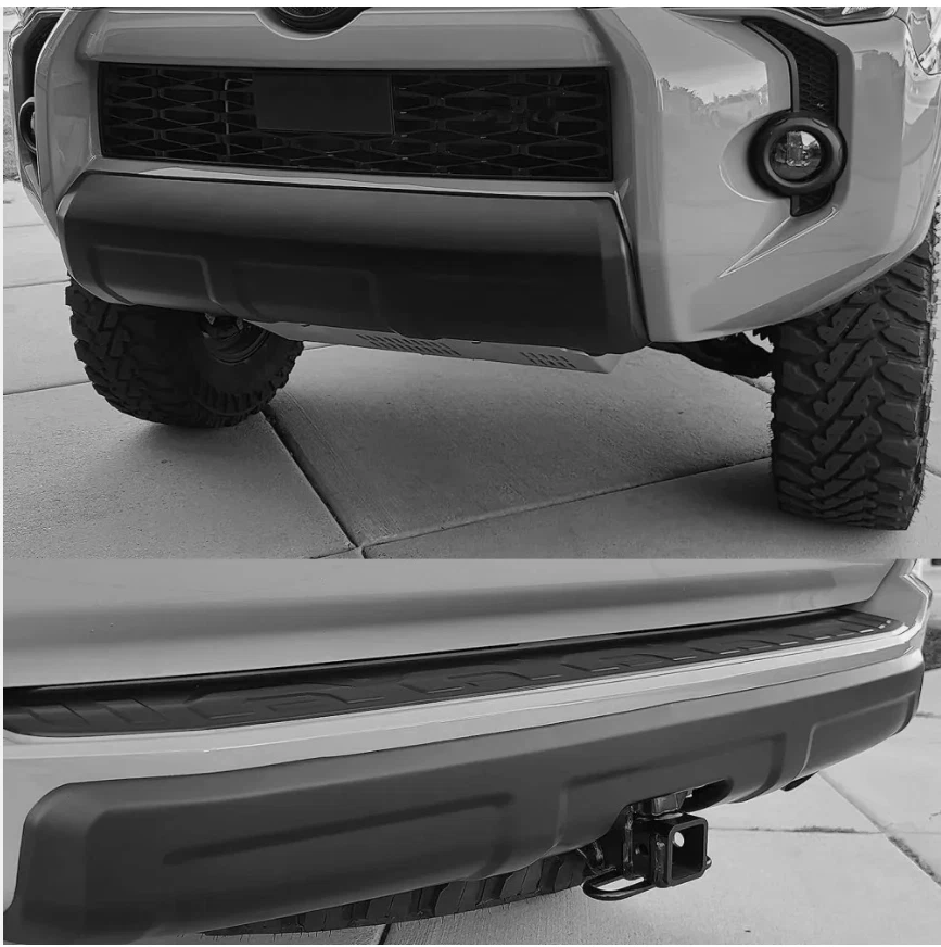 适用于 2014 - 2024 年丰田 4Runner TRD 哑光黑色下帷幔面板保险杠替换件 — 第 2/4 张图片