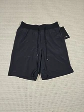 Medium Lululemon T.H.E. Short 9" Linerless BLACK LM7AA0S BLK Men's New NWT