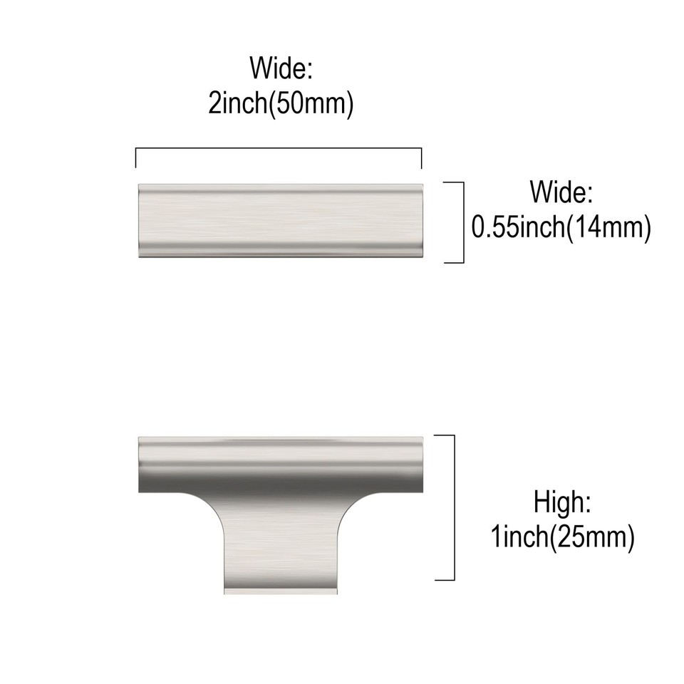 30 Pack Brushed Satin Nickel Kitchen Knobs Dresser Knobs Drawer