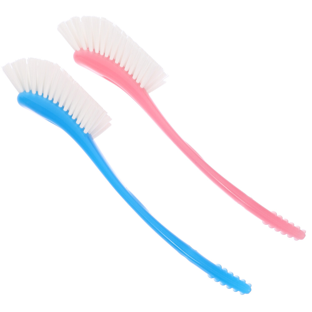 2-Piece Baby Bottle & Straw Cleaning Brush Set with Wide Small Brush