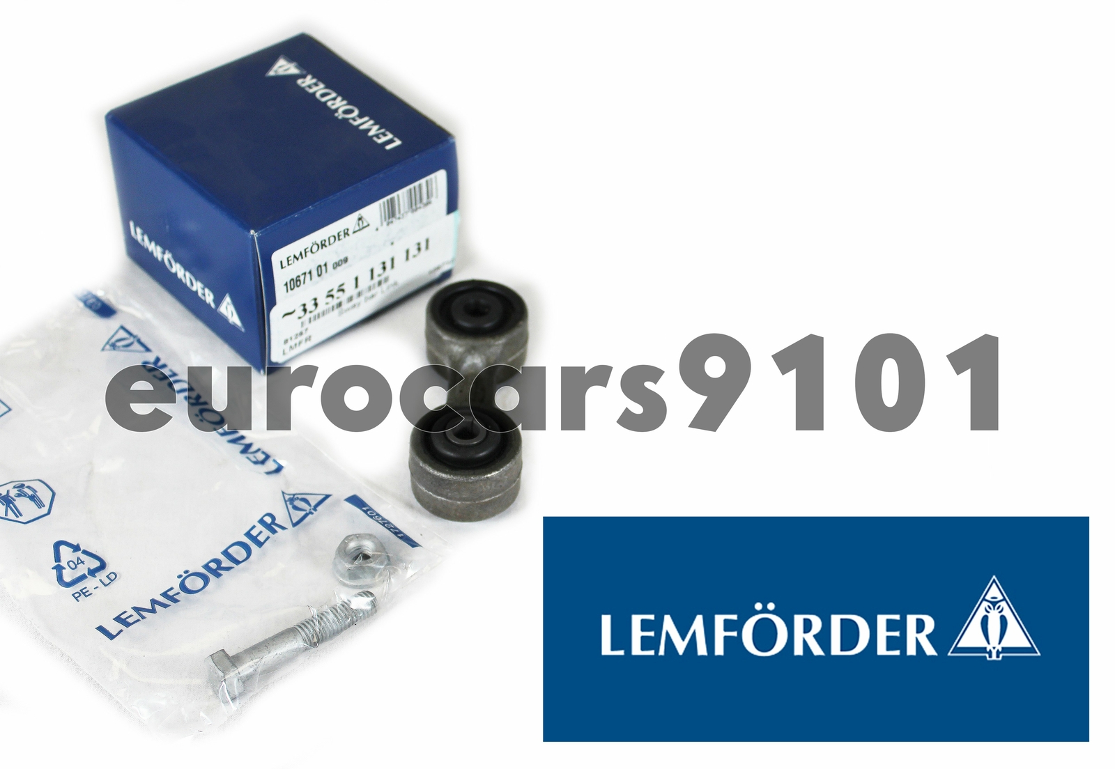 BMW Z3 Lemforder Rear Suspension Stabilizer Bar Link Kit 1067101