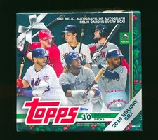 2019 TOPPS HOLIDAY MEGA BOX (FERNANDO TATIS GUERRERO JR ALONSO ROOKIE MIKE TROUT