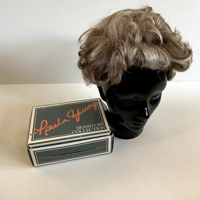 Paula Young Wig Topaz Color 17/101 Short Layered Dark Blond Mix with Tag Wavy
