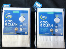 Serta Cool Fresh Sheet Set Twin 85-Thread Microfiber White Bed-Sheet 2 Pack