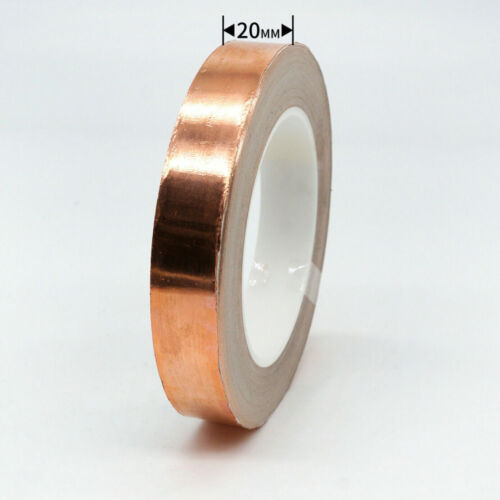 Kupferband Kupferfolie Klebeband Selbstklebend Abschirm Schneckenband 25M/20M - Bild 10 von 21