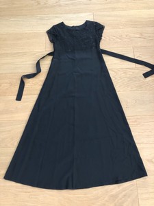 girls short sleeve black dress