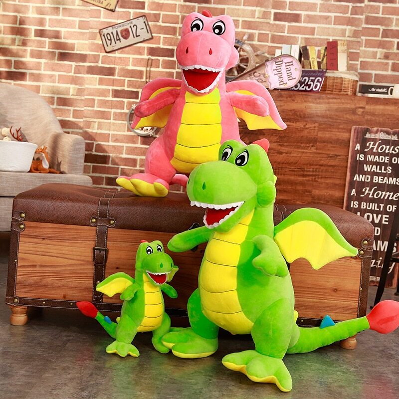 Giant Dragon Plush Toys Stuffed Dragon Dolls Girls Boys Birthday