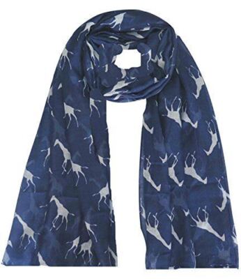 Promi-Stil Giraffe Tierdruck Damen großer Schal Schal Halstuch Geschenk 
