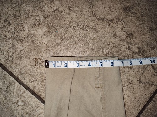 Mudd Jeans Youth Girls Size 9 Khaki Pants Measurements In Photos Fast Shipping - Picture 4 of 10