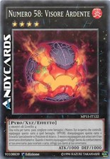 NUMERO 58: VISORE ARDENTE (Number 58: Burner Visor) • Comune • MP15 IT122 • 1Ed