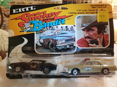 ERTL Smokey And The Bandit Trans Am and Boniville Police car 1/64 Set‼ ...