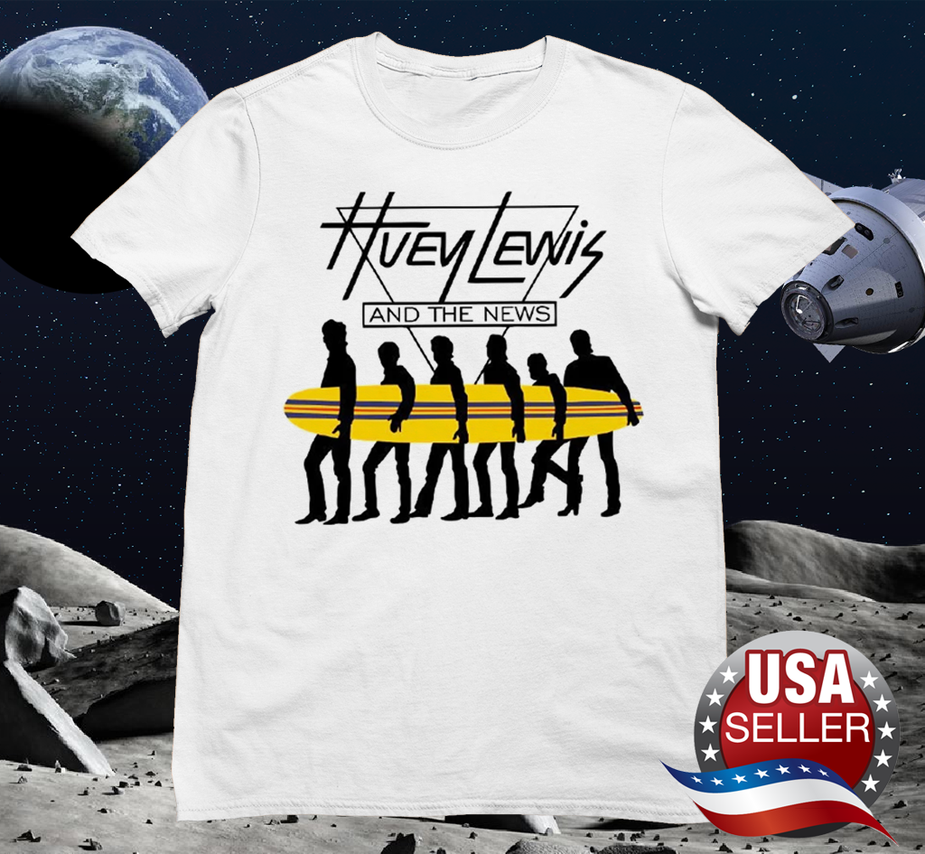 HUEY LEWIS & THE NEWS STAFF Tシャツ Vintage Huey Lewis and the