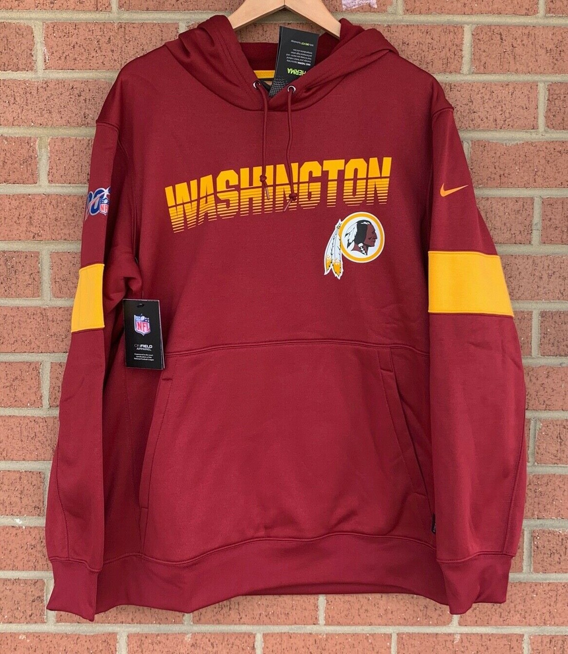 redskins nike hoodie