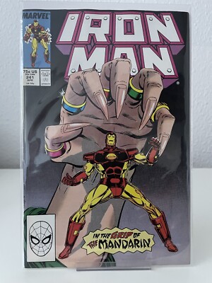 Iron Man #241 Marvel US Comic Heft Top Zustand bagged and Boarded