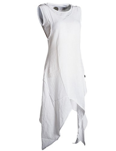 Vishes Lagenlook Kleid Zipfelkleid Elfenkleid Hippie Sommerkleid Strandkleid - Bild 26 von 27
