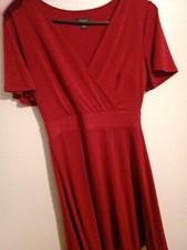 Ann Taylor Women’s XS Shortsleeve Red Dress