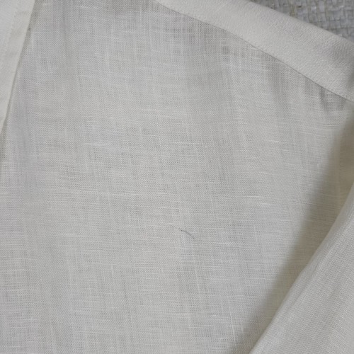 CANALI Made in Italy 100% Linen Size Small Mens Short Sleeve Sport Shirt White - Picture 15 of 17