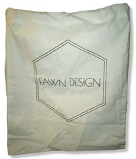 Fawn Design Diaper Bag Dust Bag Only White Dust Bag Only
