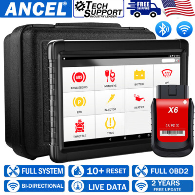 Full System Bi-directional OBD2 Scanner Bluetooth Car Diagnostic Scan Tool