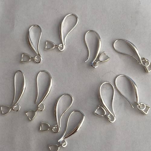 Venta al por mayor hallazgos joyería pendientes de gancho alambre de fianza enchapados en plata 925 NUEVO 06 | eBay