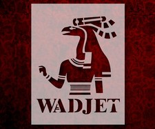 Ancient Egyptian God Wadjet Stencil Reusable 8.5 x 11 Inches for Painting