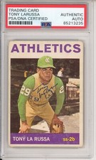 1964 Topps Tony LaRussa HOF Signed RC Rookie Card PSA DNA COA Autographed Coach