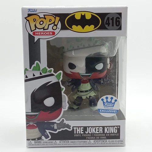 Funko Pop! The Joker King 416 Shop Exclusive Batman DC Comics Villain Vinyl Toy