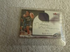 Fleer / WNBA "NATALIE WILLIAMS" #24 - rare Game worn 2001 Trading Card 