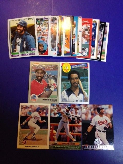 Harold Baines Baseball Card Lot--20 Different Cards All Major Brands