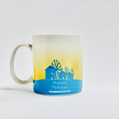 Starbucks NEW Mykonos Greece Island Global Icon Collector City 