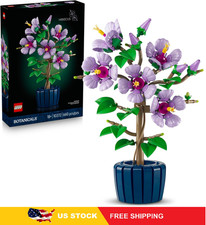 LEGO Botanicals Hibiscus Flower Building Set -Artificial Plant Flower Building