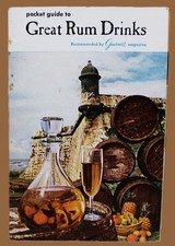 REVISTA GOURMET GUÍA DE BOLSILLO PARA GRANDES BEBIDAS DE RON FOLLETO 1960 VINTAGE