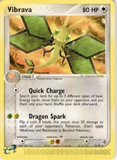 Vibrava 22/97 Rare Dragon Pokemon Near Mint