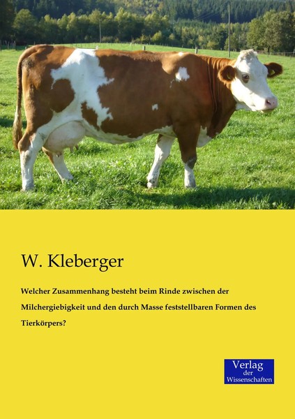 W. Kleberger | Welcher Zusammenhang Besteht Beim Rinde Zwischen Der...-image