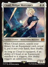 Cloud, Midgar Mercenary [Final Fantasy] #10 NM MTG