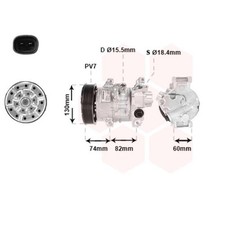 Kompressor Klimaanlage für Toyota Corolla Verso 2.2 D-4D Avensis