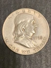 1952-S  San Francisco  Mint Silver Franklin Half Dollar  lot # 2028