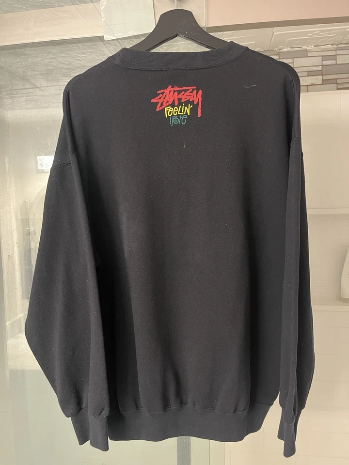1980s Stussy Surf Crewneck Size Large But Tagged Medium Made In USA - Image 4 of 4