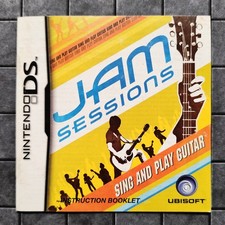 Jam Sessions - Sing Play Guitar - (Nintendo DS) - Instruction Manual w/Tracking