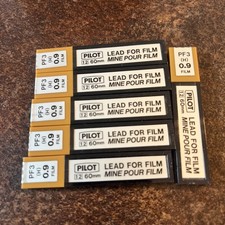 Fineline refill leads 6 x Dozen Pilot REFILL Fineline Film LEADS - 0.9mm PF3