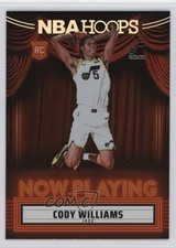 2024-25 Panini NBA Hoops Now Playing Holo Cody Williams #11 15j1