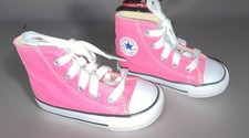 Converse Chuck Taylor Pink Toddler Girls sz 5  High Top Sneaker  super cute