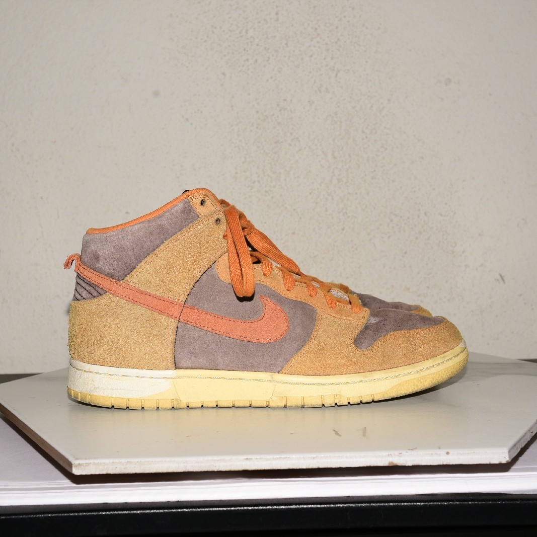 mens nike dunk high prm dark russet stores
