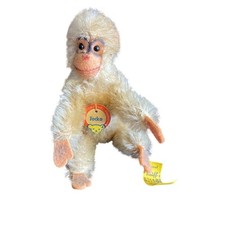 Vintage Steiff Miniature Jocko Monkey WITH ALL TAGS Button Tag on Foot 531104