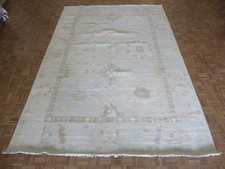 9'11 x 14'4 Hand Knotted Beige Modern Oushak Oriental Rug G16944