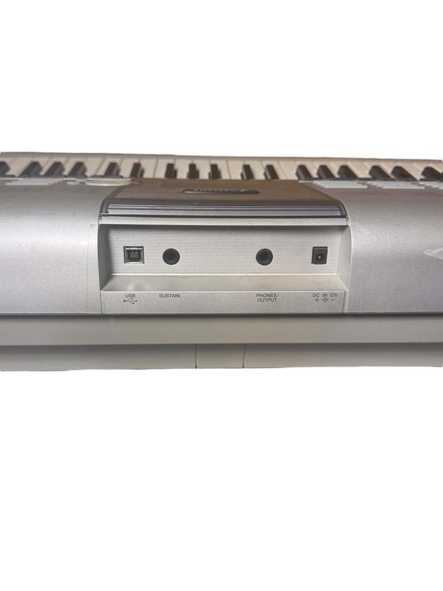 Yamaha PSR-295 シルバー 61鍵キーボード Yamaha PSR-295 Touch Sensitive 61 Key Portable Electric