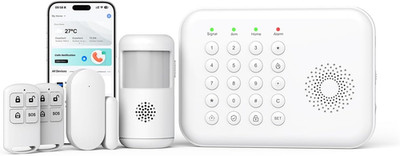 Security Systems for House,App Control with Real-Time Alert No Monthly Fees Keyb