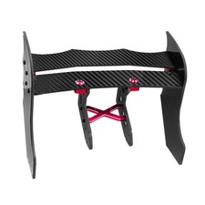 1x Carbon Fiber Rear Tail Wing Set For ARRMA F1 LIMITLESS 1/7 RC Car Upgrade/